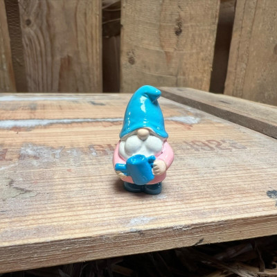 Pink Gnome with Watering Can BOTANICAL BESTIES PLANT COMPANIONS