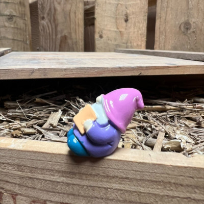 Laying Purple Gnome Reading BOTANICAL BESTIES PLANT COMPANIONS