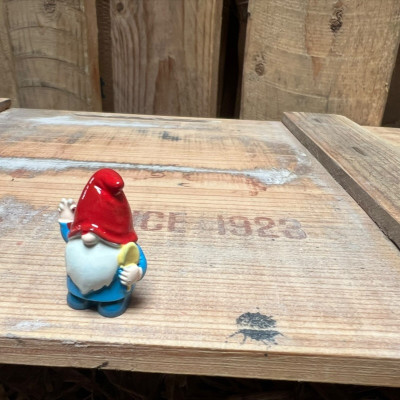 Blue Gnome with Spade BOTANICAL BESTIES PLANT COMPANIONS
