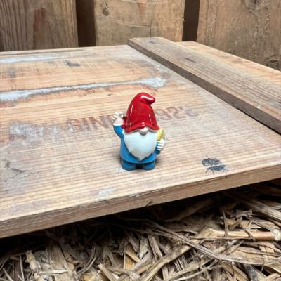 Blue Gnome with Spade BOTANICAL BESTIES PLANT COMPANIONS