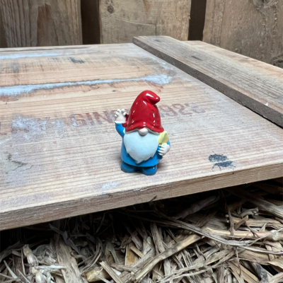 Blue Gnome with Spade BOTANICAL BESTIES PLANT COMPANIONS