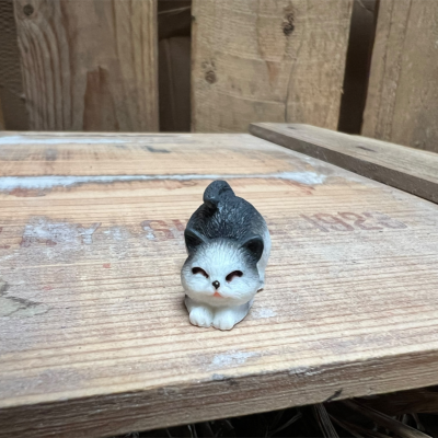Stretching Tuxedo Cat BOTANICAL BESTIES PLANT COMPANIONS
