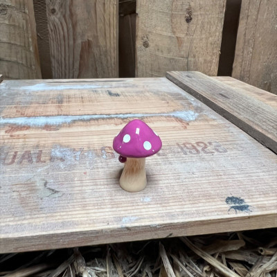 Purple and White spotted Mushroom BOTANICAL BESTIES PLANT COMPANIONS