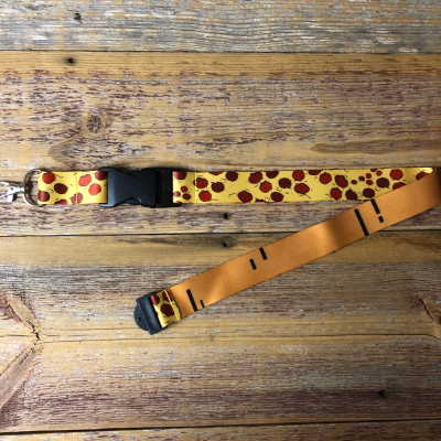 Really Cheesy Pizza Slice Lanyard