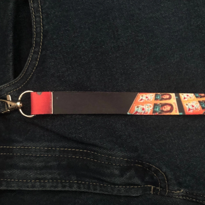 Horror Movie Chucky Child's Play Print Lanyard Keyring
