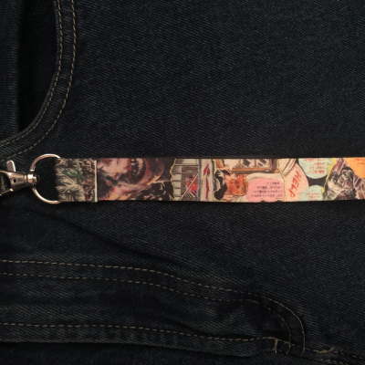 Horror The Exorcist Regan (comic edition)  Print Lanyard Keyring