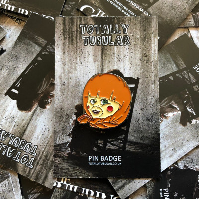 The Conjuring Annabelle face  enamel pin badge