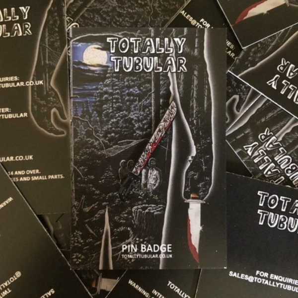Friday The 13th smol Jason's Machete enamel pin badge