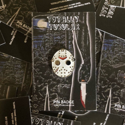 Friday The 13th smol Jason's Hocky Mask enamel pin badge