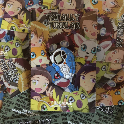 Digimon Adventure D-3 Digivice enamel pin badge