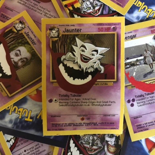 POKEMON x 1966 BATMAN TV series Jaunter  (Haunter and The Joker) enamel pin badge