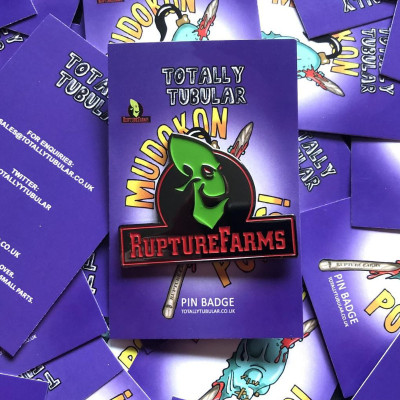 ODDWORLD: ABE'S ODDYSEE Rupture Farms Logo enamel pin badge