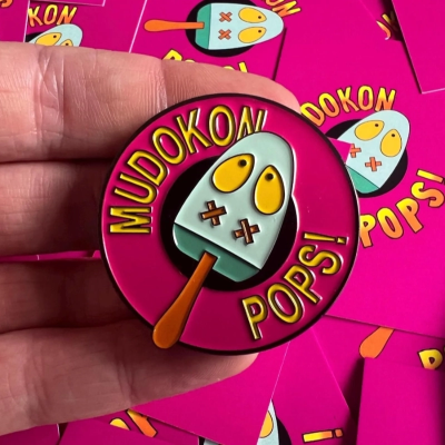 Oddworld Abe's Exoddus Mudokon Pop! round enamel pin badge