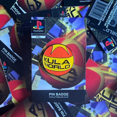 KULA WORLD beach BALL enamel pin badge