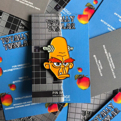 Crash Bandicoot ps1 Doctor Nitrus Brio enamel pin badge