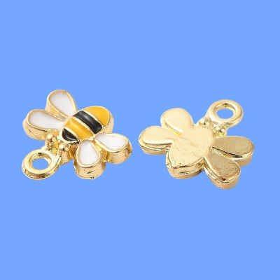 Barry the bumbling Bee Enamel Pendant with Chain