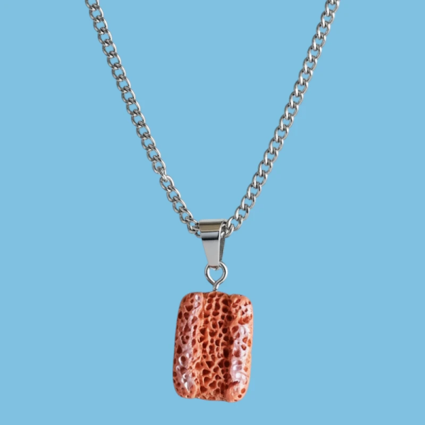 Panini Resin Pendant with Chain