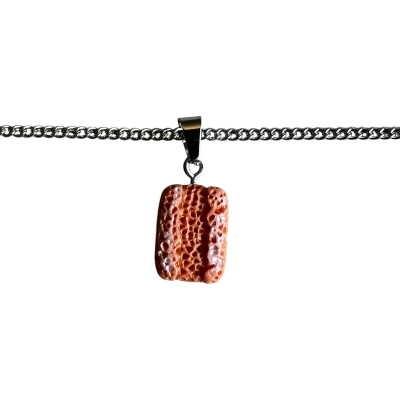 Panini Resin Pendant with Chain