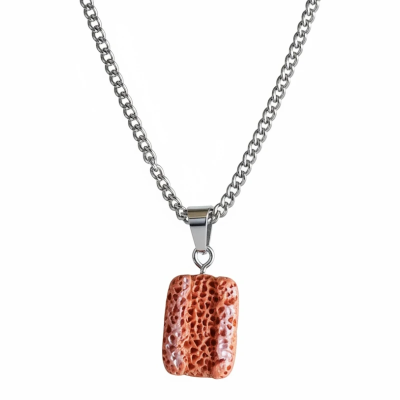 Panini Resin Pendant with Chain