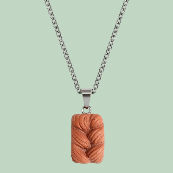 Loaf of Bread Resin Pendant with Chain