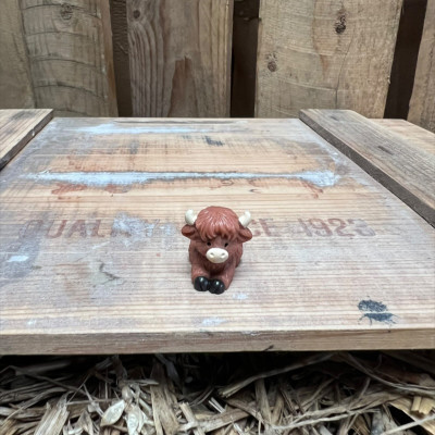 Laying Highland Cow BOTANICAL BESTIES PLANT COMPANIONS