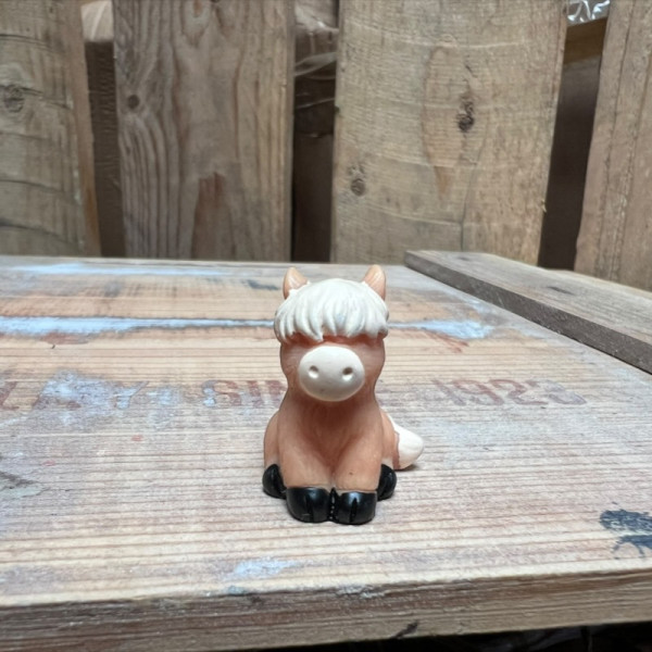 Sitting Shetland Pony BOTANICAL BESTIES PLANT COMPANIONS