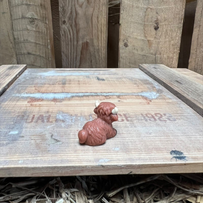 Laying Highland Cow BOTANICAL BESTIES PLANT COMPANIONS